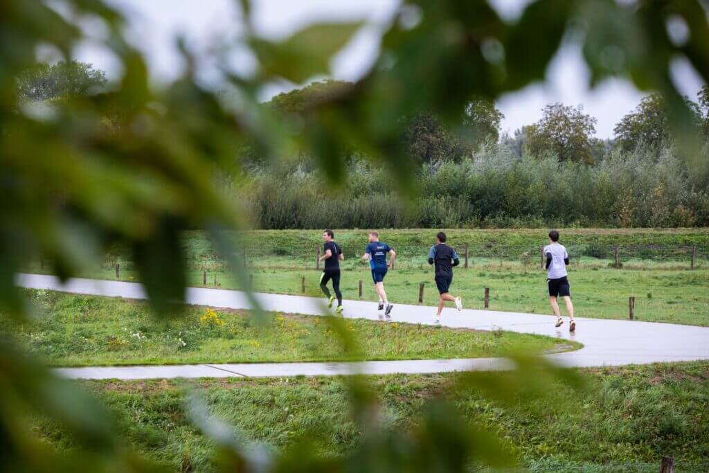Hardlopers onderweg